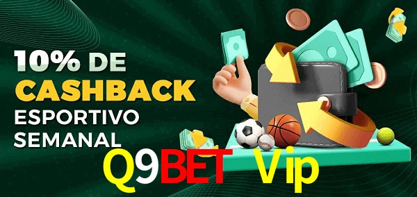10% de bônus de cashback na Q9Bet Vip